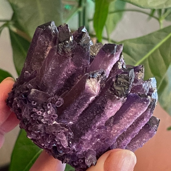 Wow! ✨Charged✨ Phantom quartz crystal cluster 405 grams - Picture 6 of 8